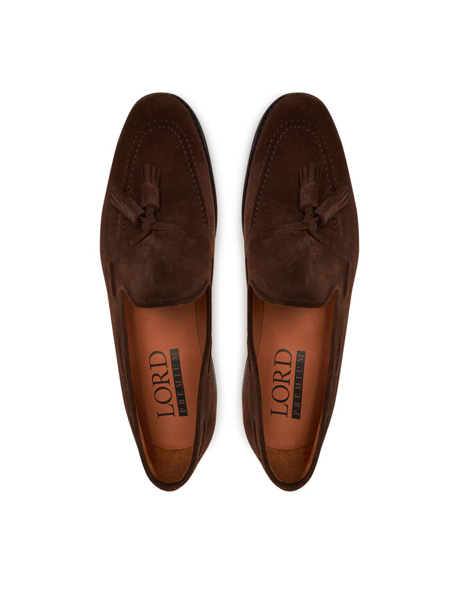 Lord Premium Loaferice Lord Premium Tassel 5701 Smeđa