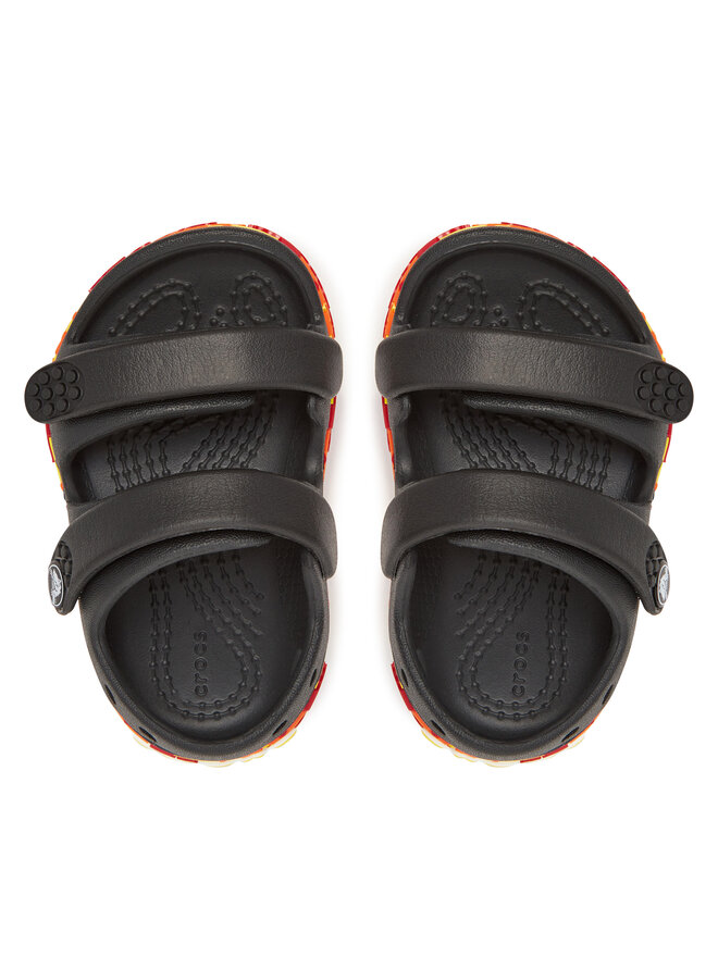 Crocs Sandales Crocs Toddler Crocband™ Cruiser Flames 211269 Melns