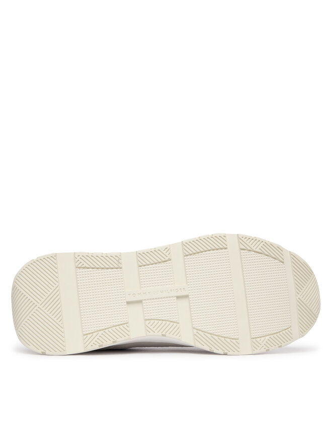Tommy Hilfiger Sneakers Tommy Hilfiger Th Mix Material Runner FW0FW09306 Weiß