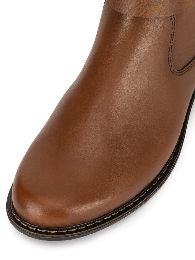 Rieker Polokozačky Rieker Z4959-22 Hnědá