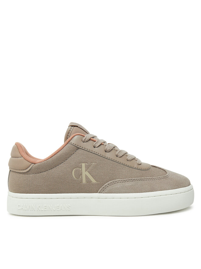 Calvin Klein Jeans Sneakers Calvin Klein Jeans Classic Cupsole Low Mix Mg Wn YW0YW01636 Beige