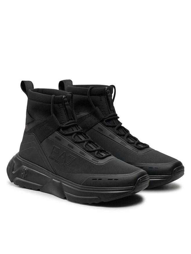 Снікерcи EA7 Emporio Armani X8Z048 XK362 U307 Чорний | evzuttya.com.ua