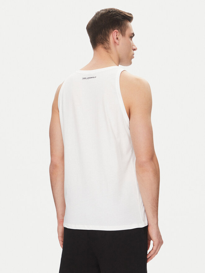 KARL LAGERFELD KARL LAGERFELD Tank top A1M46069 Λευκό Regular Fit