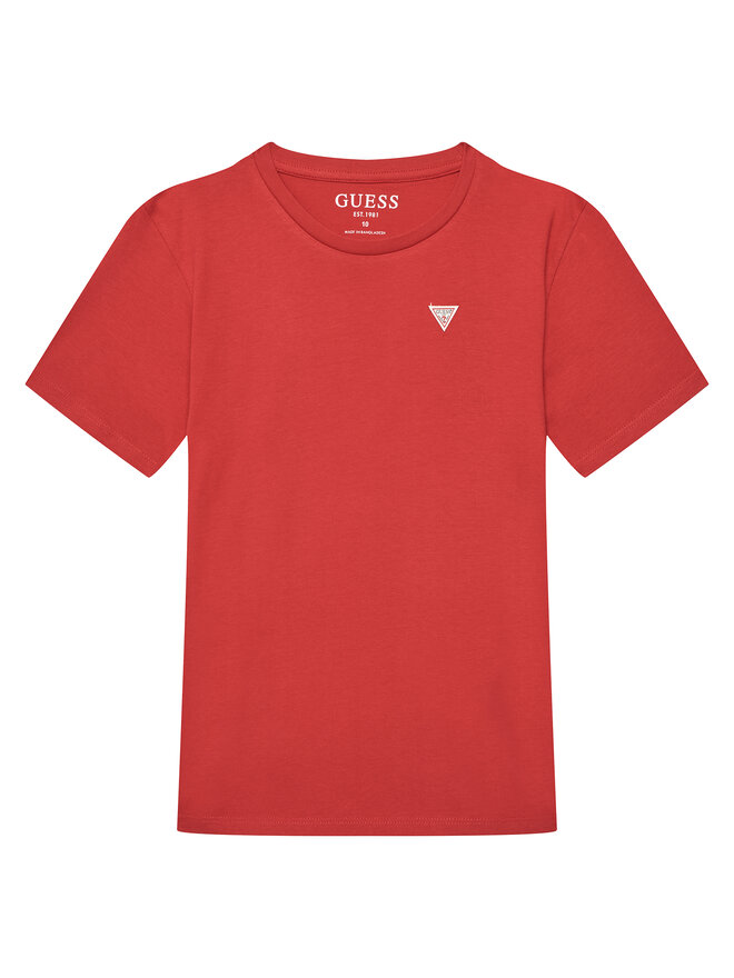 Guess Guess Marškinėliai L5YI38 K5M20 Raudona Regular Fit