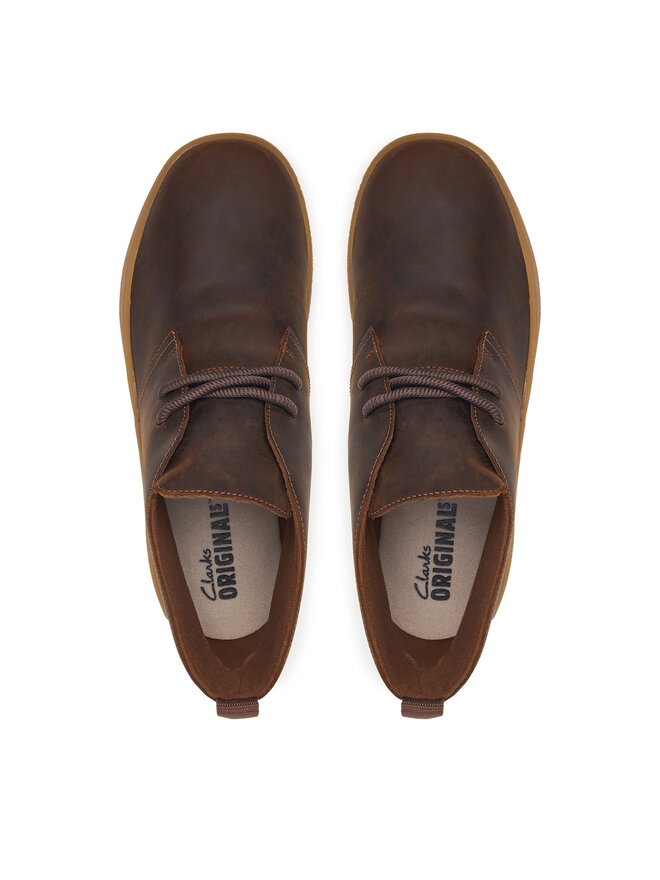 Clarks Schnürschuhe Clarks Boxbee Desert 26328235 Braun