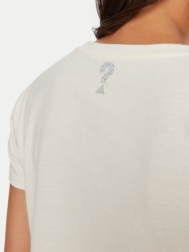 Guess Guess Camiseta W4BI13 KCJI0 Écru Regular Fit