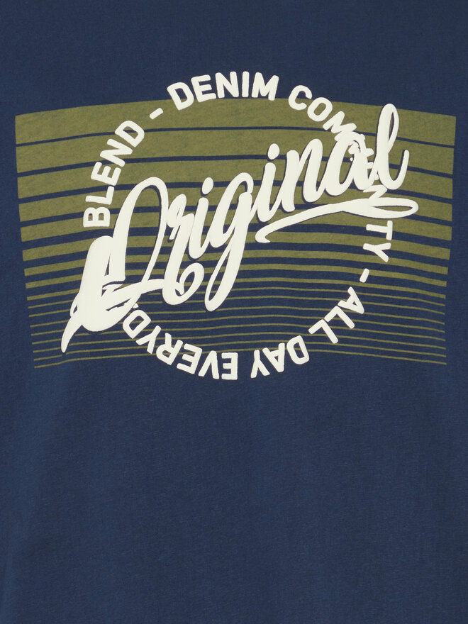 Blend Blend Póló 20717959 Sötétkék Regular Fit