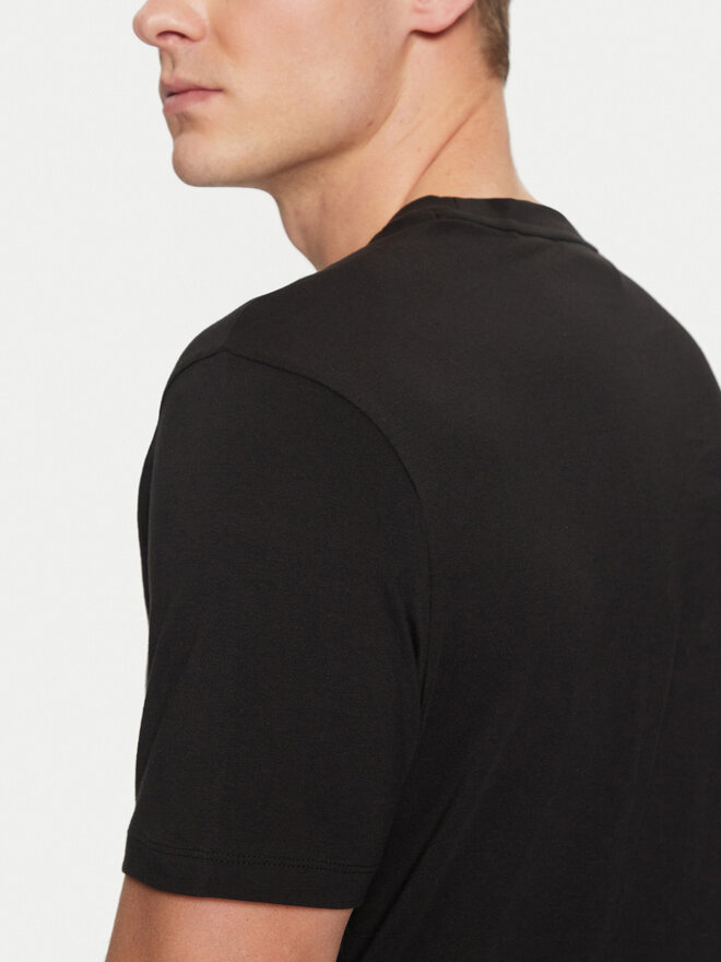 HUGO HUGO T-Shirt Dulivio 50467556 Schwarz Regular Fit