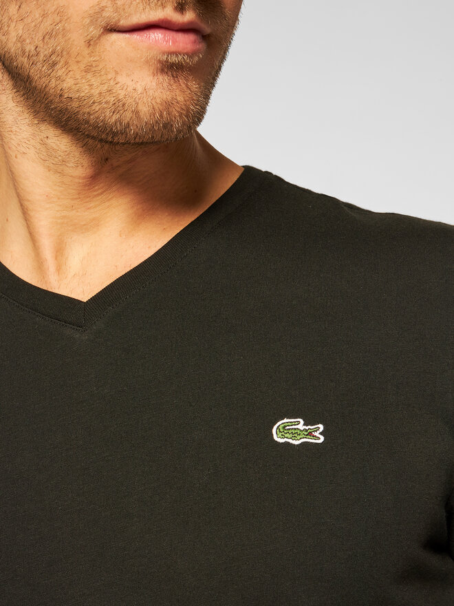 Lacoste Lacoste Marškinėliai TH2036 Juoda Regular Fit