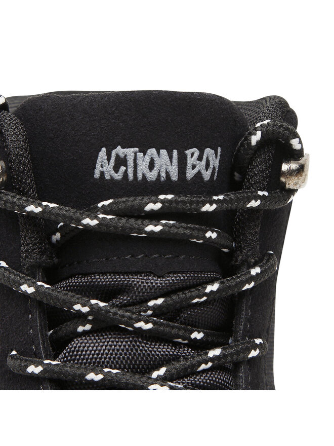Action Boy Čižmy Action Boy CP72-22879 Čierna