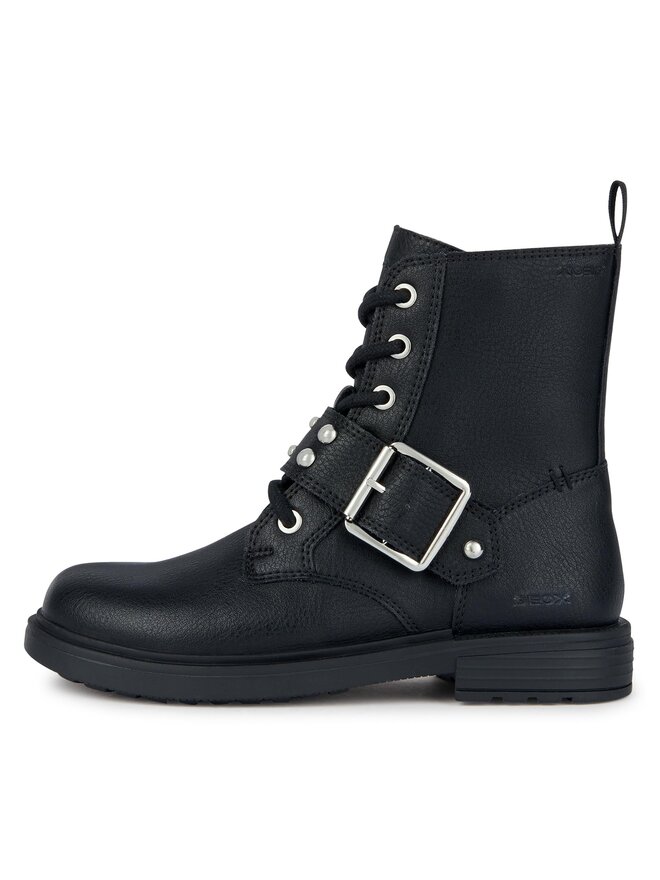 Geox Боти Geox J Eclair Girl J369QD 000BU C9999 M Черен