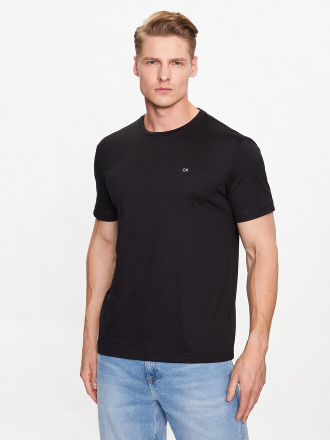 Calvin Klein Calvin Klein T-Shirt Smooth K10K110589 Μαύρο Regular Fit