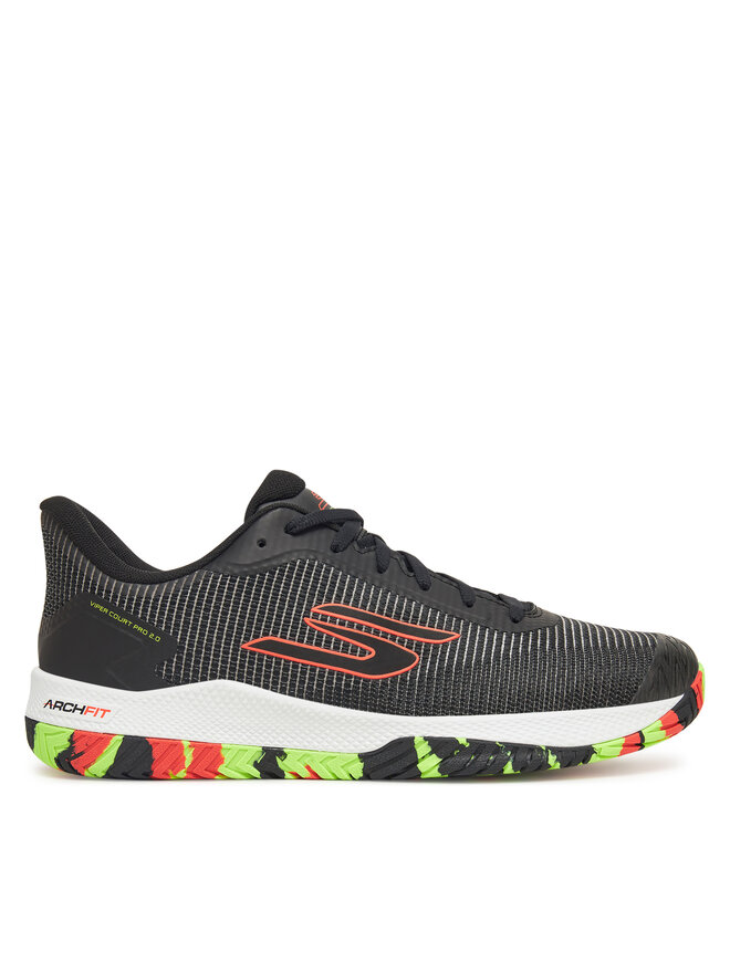 Skechers Buty do tenisa Skechers Skechers Viper Court Pro 2.0- 246109/BKMT Czarny