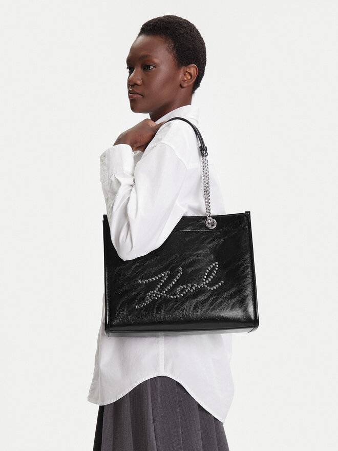 KARL LAGERFELD Handtasche KARL LAGERFELD A3W30031 Schwarz
