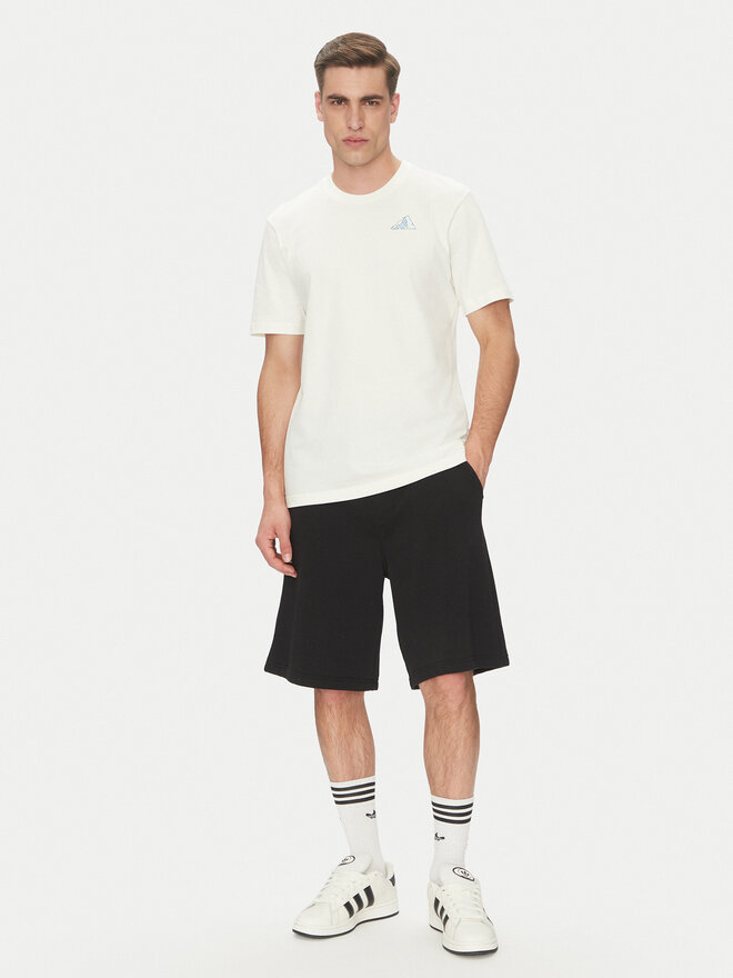 adidas adidas Camiseta Earth Day Graphic JI6756 Blanco Regular Fit