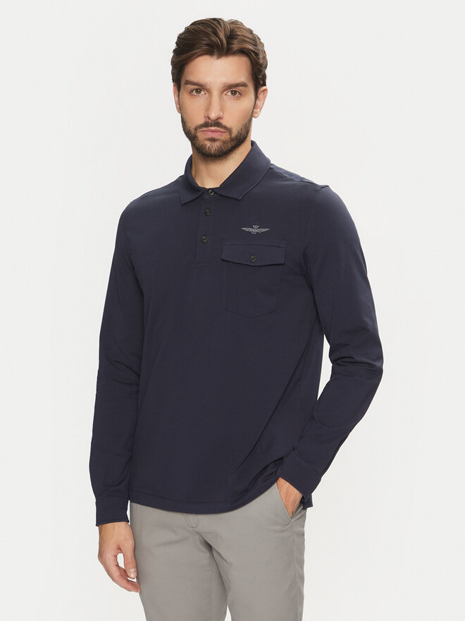 Aeronautica Militare Aeronautica Militare Poloshirt 242PO1827J612 Dunkelblau Regular Fit