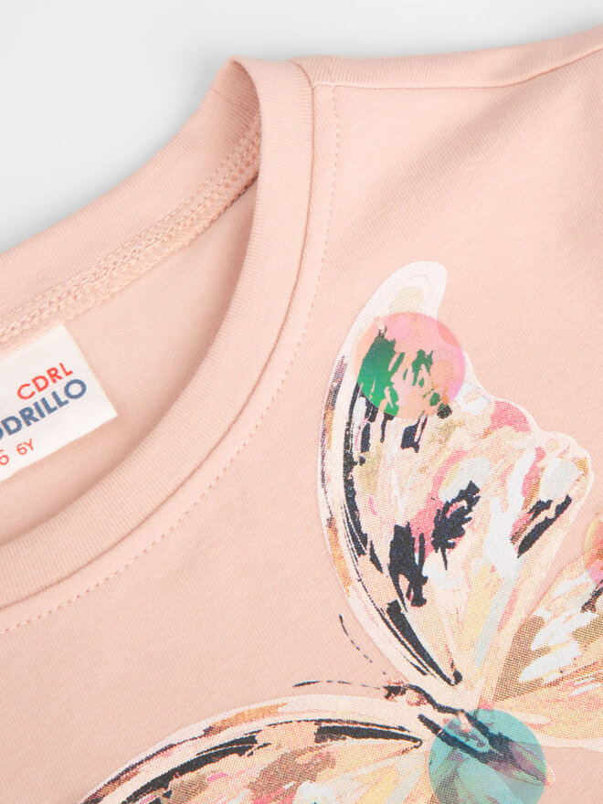 Coccodrillo Coccodrillo T-Shirt ZC3143202WGK Rosa Relaxed Fit