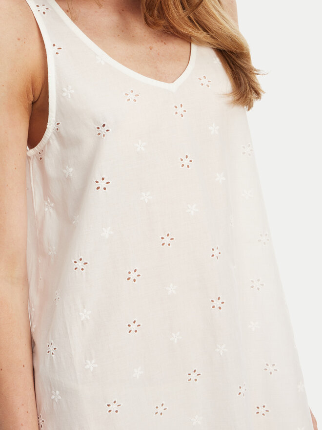 United Colors Of Benetton United Colors Of Benetton Spavaćica 4SHX3C008 Écru Regular Fit