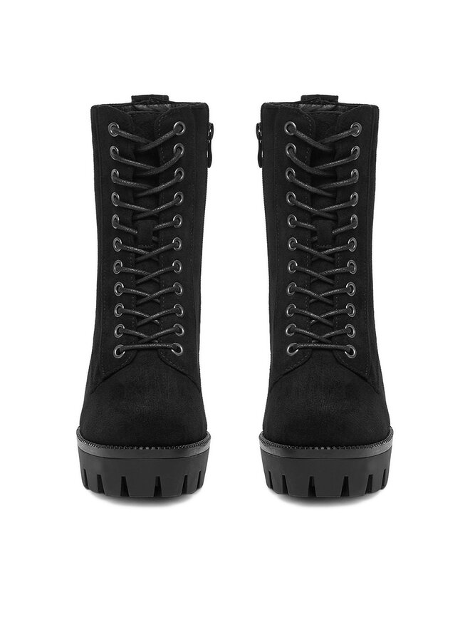 DeeZee Schnürschuhe DeeZee 23756-4-BLACK SU Schwarz