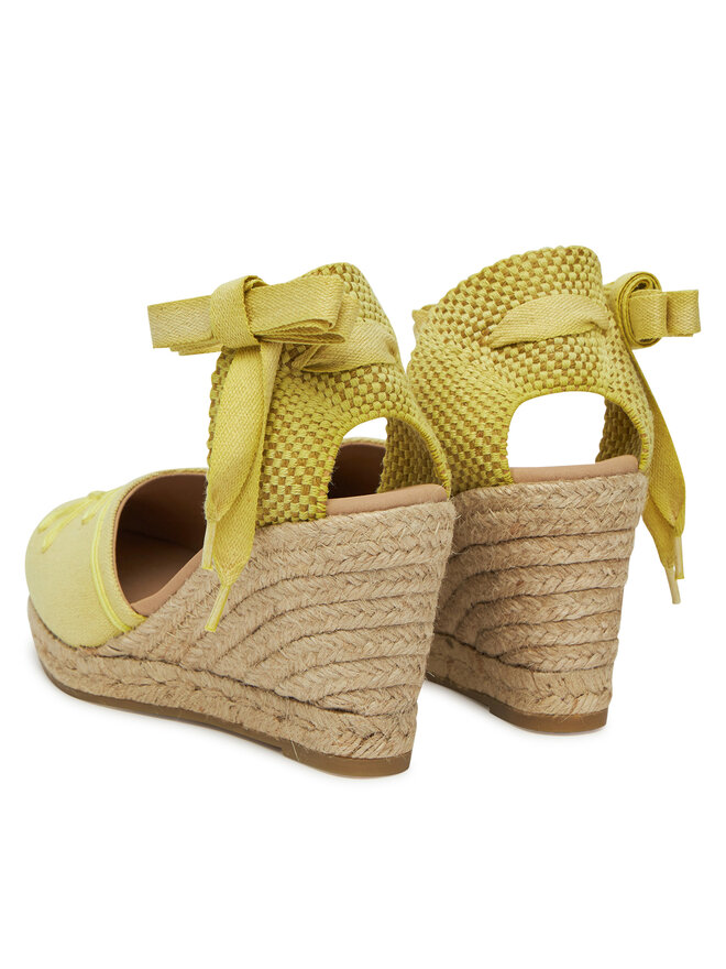 Genuins Espadryle Genuins Vela Sunset G106495 Żółty