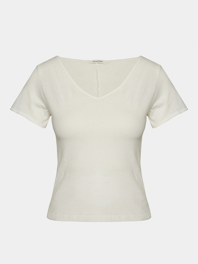 American Vintage American Vintage Camiseta Aksun AK02DE24 Blanco Regular Fit