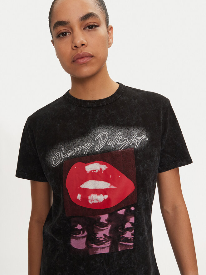 HUGO HUGO Camiseta 50524090 Negro Regular Fit