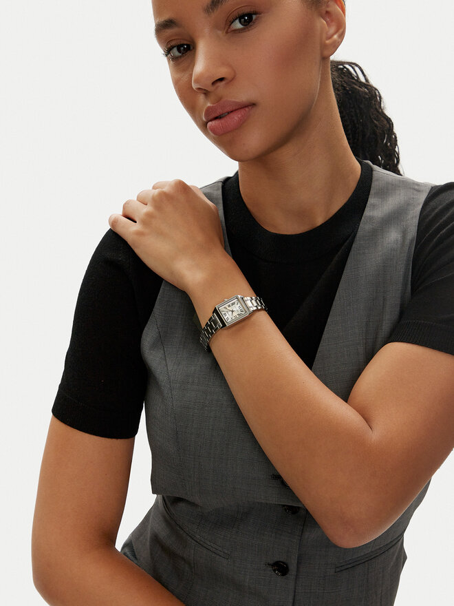 Casio Zegarek Casio LTP-B150D-7BEF Srebrny