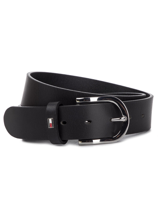 Tommy Hilfiger Pasek Damski Tommy Hilfiger New Danny Belt WW0WW11590 Czarny