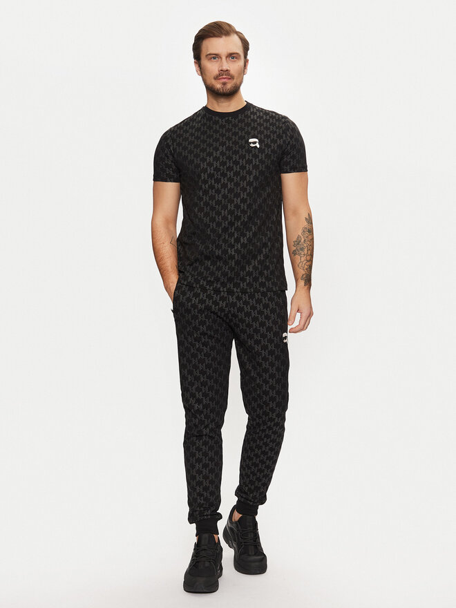 KARL LAGERFELD KARL LAGERFELD T-Shirt 755096 551251 Schwarz Regular Fit