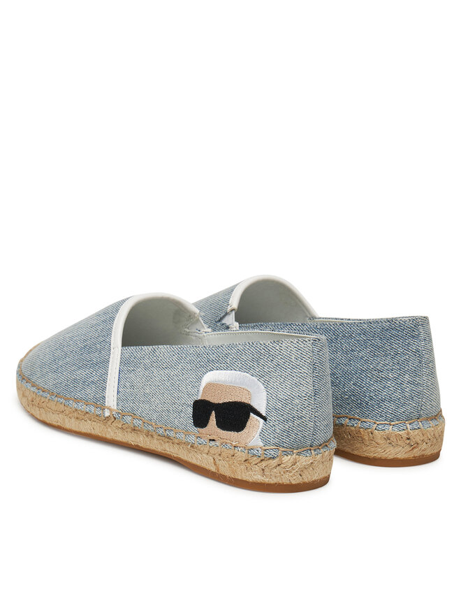 KARL LAGERFELD Espadrilky KARL LAGERFELD KL80111 Modrá