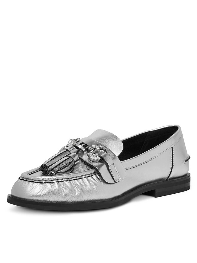 Eva Minge Loaferice Eva Minge PETUNIA-V1792-335-1 Srebrna