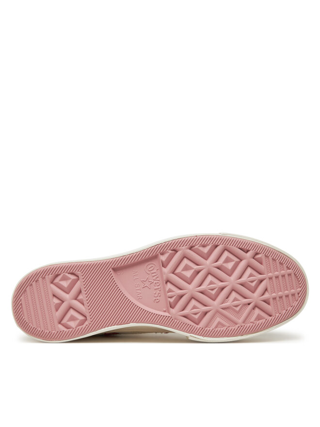 Converse Sportbačiai Converse Chuck Taylor All Star Lift Platform Rose Cross Stitch A13659C Balta