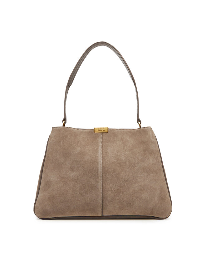 Tommy Hilfiger Сумка Tommy Hilfiger Casual Leather Shoulder Bag Sued AW0AW18201 Бежевий