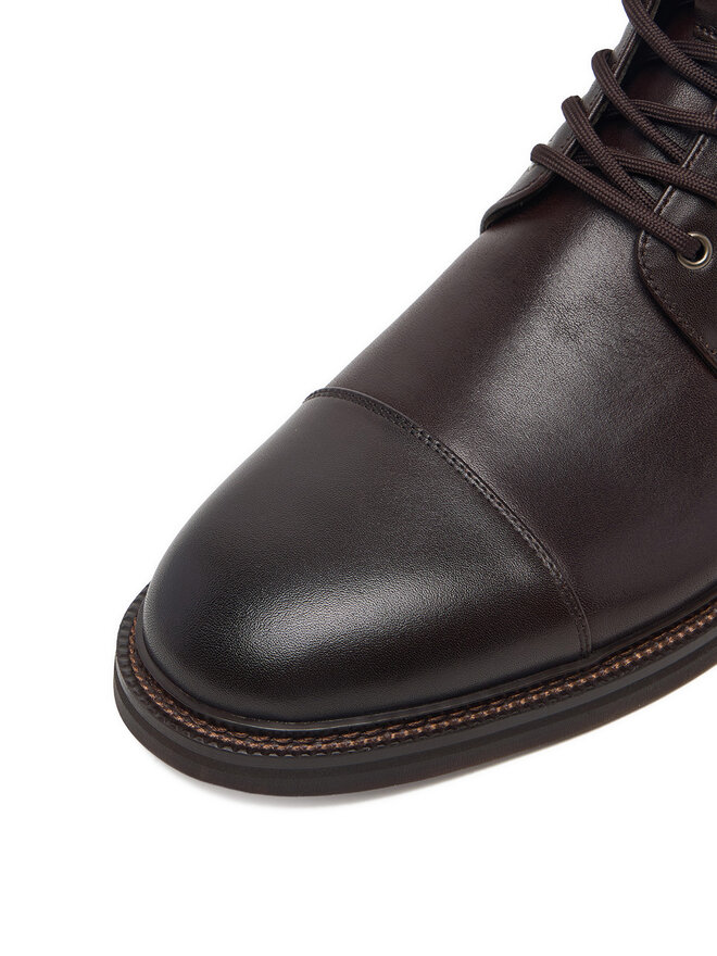 GINO ROSSI Schnürschuhe GINO ROSSI EO-VIVO-01 Dunkelbraun