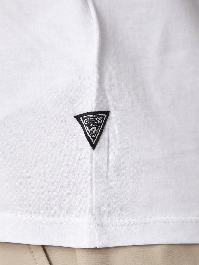 Guess Guess Camiseta M4YI86 K9RM1 Blanco Slim Fit