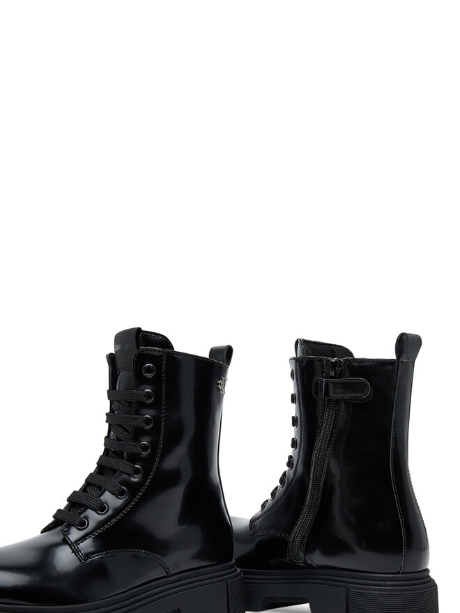 Calvin Klein Schnürstiefeletten Calvin Klein Tronchetto Allacciato V4A5-83133-1453 Schwarz