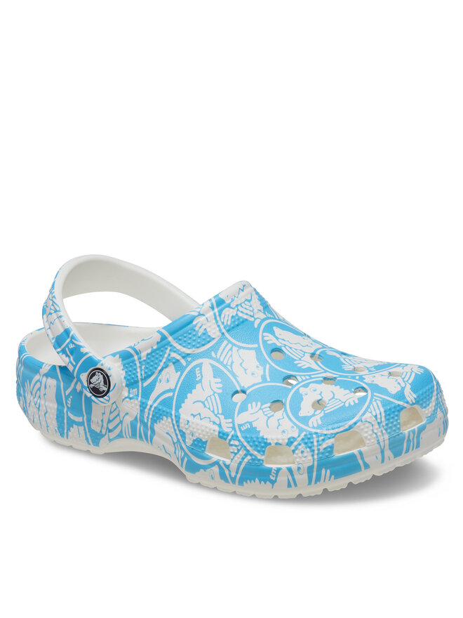 Crocs Шльопанці Crocs Classic Duke Print Clog 210003 Голубий