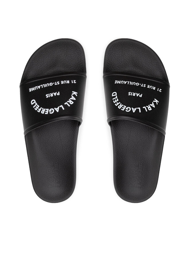 KARL LAGERFELD Şlapi KARL LAGERFELD KL70008 Negru