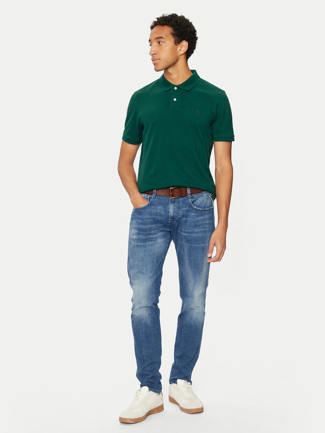 U.S. Polo Assn. U.S. Polo Assn. Pólóing MUP3312 Zöld Regular Fit
