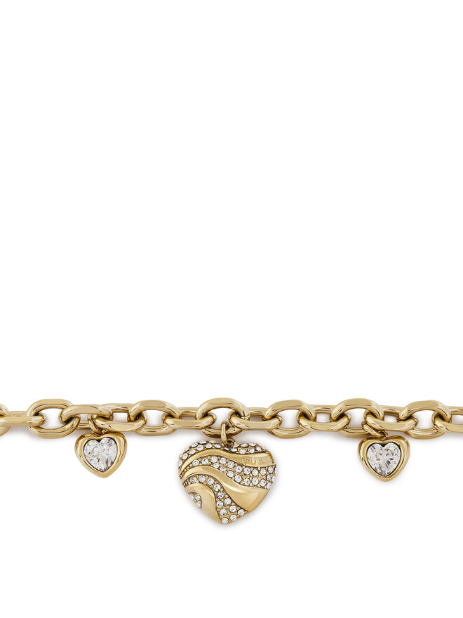 Guess Набір: браслет і сережки Guess JUBS04 691JW Золотий