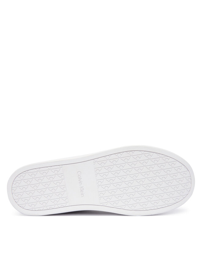 Calvin Klein Sneakers Calvin Klein Classic Cup Mid Laceup Zip Lth YM0YM01428 Weiß