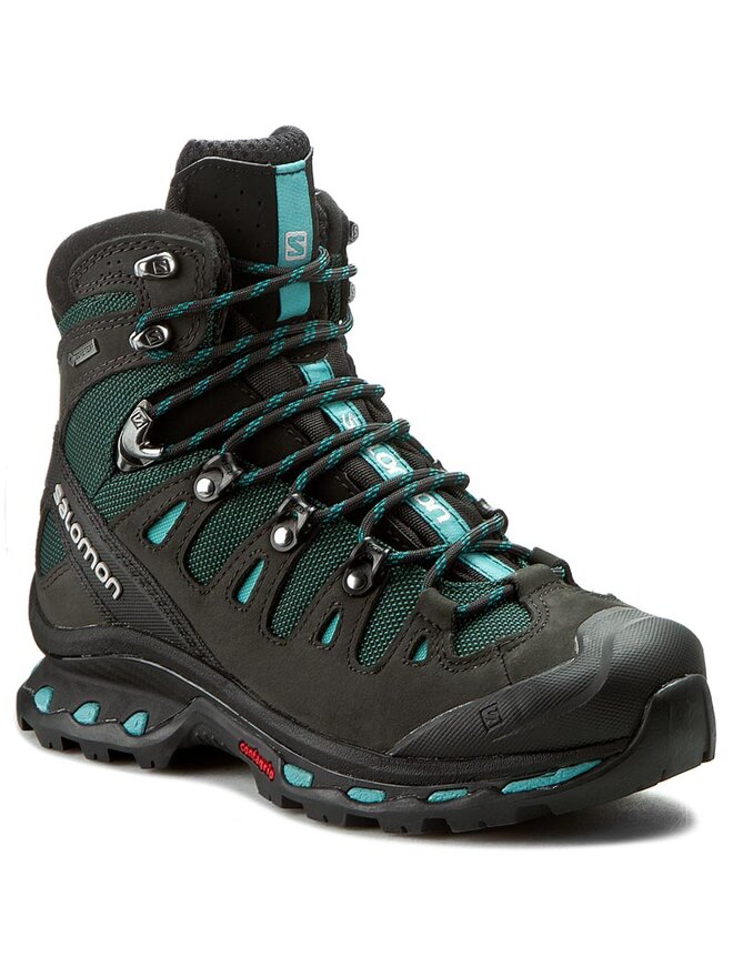 Chaussures de trekking Salomon Quest 4D 2 Gtx W 390277 20 G0 Asphalt Green Black Haze Blue chaussures