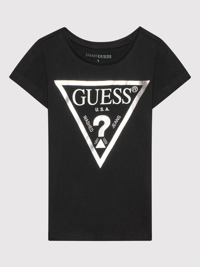 Guess Guess T-Shirt K73I56 K8HM0 Μαύρο Regular Fit