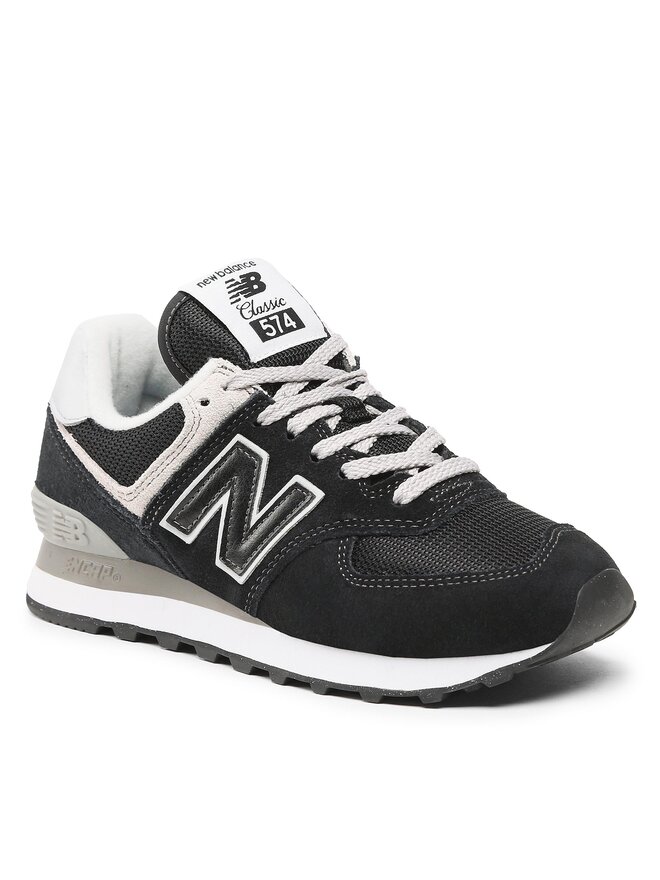 Sneakersy New Balance WL574EVB Czarny eobuwie .pl