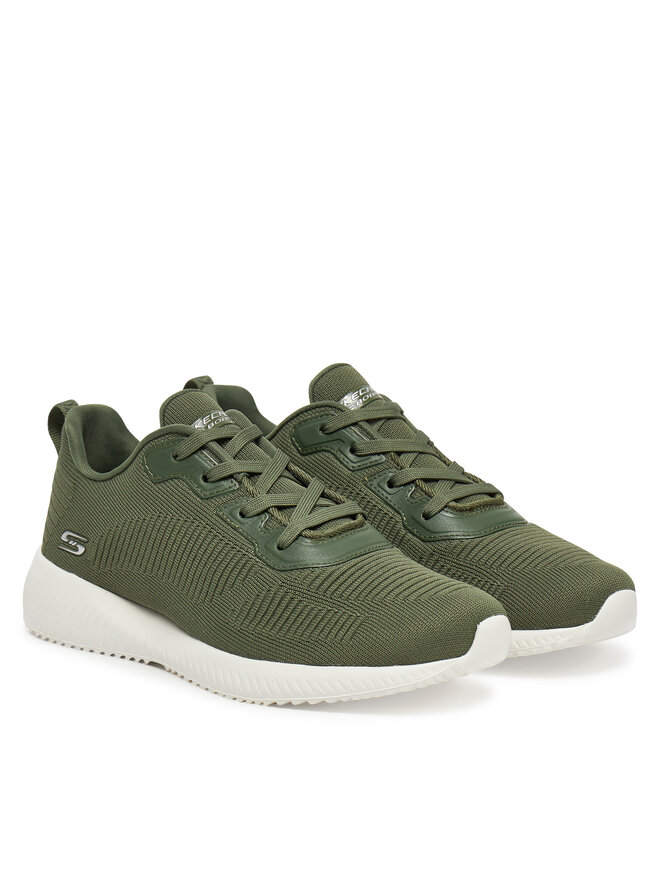 Skechers Sneakersy Skechers Bobs Squad-Tough Talk 32504/DKGR Zielony