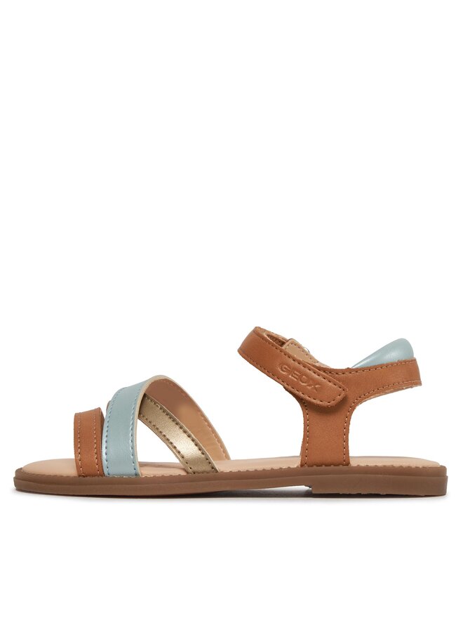 Geox Sandály Geox J Sandal Karly Girl J5235D 054AJ C5BF3 S Béžová
