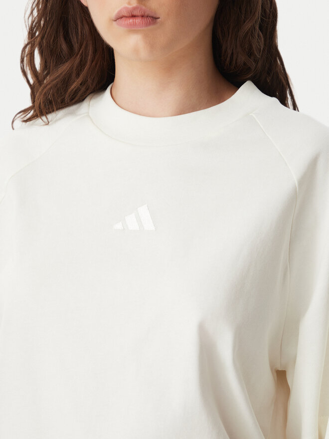 adidas adidas Футболка Kit Small Logo KT0297 Кремовий Regular Fit