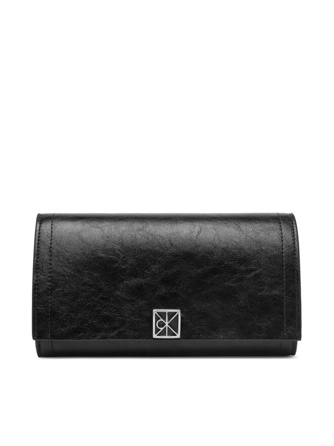 Calvin Klein Geldbörse Calvin Klein Emblem Hw Long Bifold LV04F1316G Schwarz