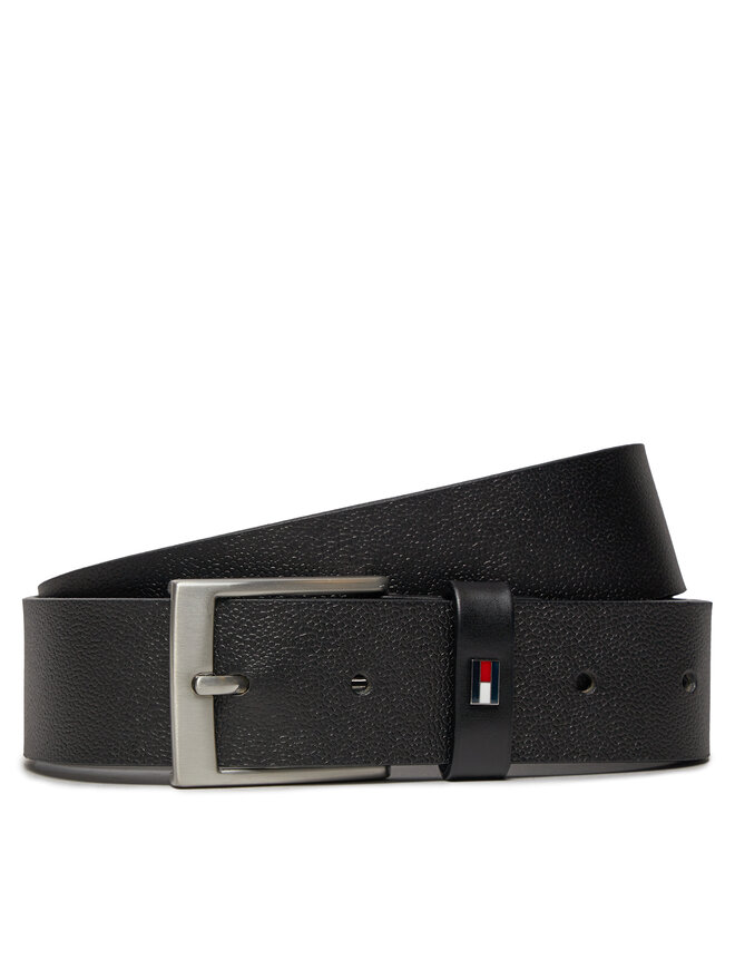 Tommy Hilfiger Férfi öv Tommy Hilfiger Adan 3.5 Seasonal Texture AM0AM12165 Fekete
