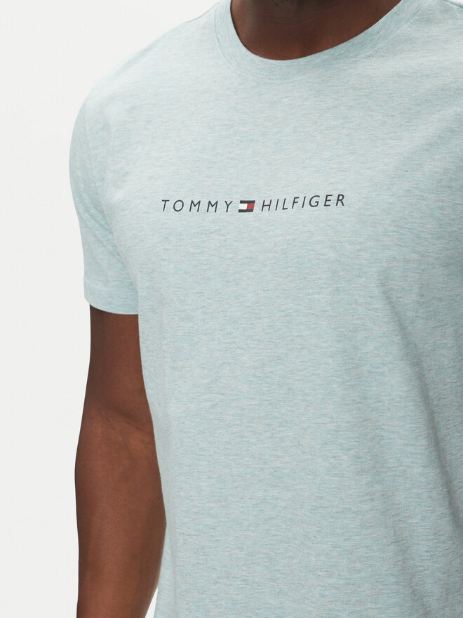 Tommy Hilfiger Tommy Hilfiger Marškinėliai UM0UM03525 Žalia Regular Fit
